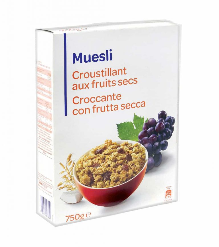 Muesli Aux Fruits Secs 750g Carrefour Market